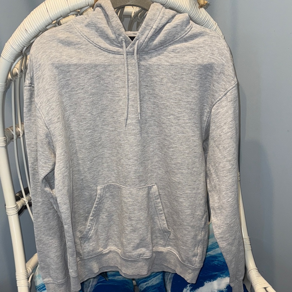 H&M women grey Hoodie Sweatshirt